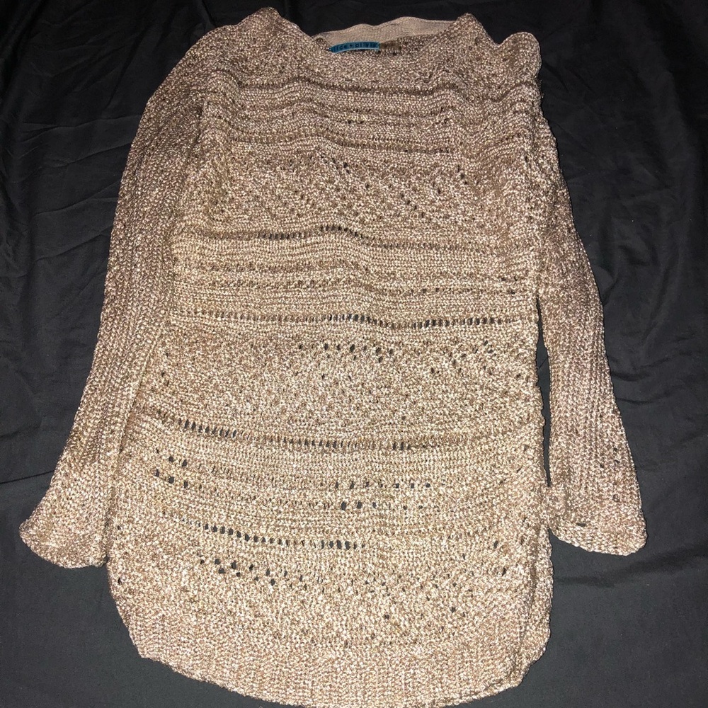Alice and Olivia Gold Dress